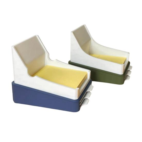 Держатель для липких заметок с трафаретом 3x3 Диспенсер для блокнотов с шаблонами для рисования линий Многоразовый органайзер для заметок для списков дел Домашний офис