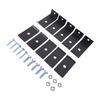 Mesh Panel Mounting Kit Sturdy Mesh Mounting Brackets Weatherproof Fence Fasteners Grid Mounting Set