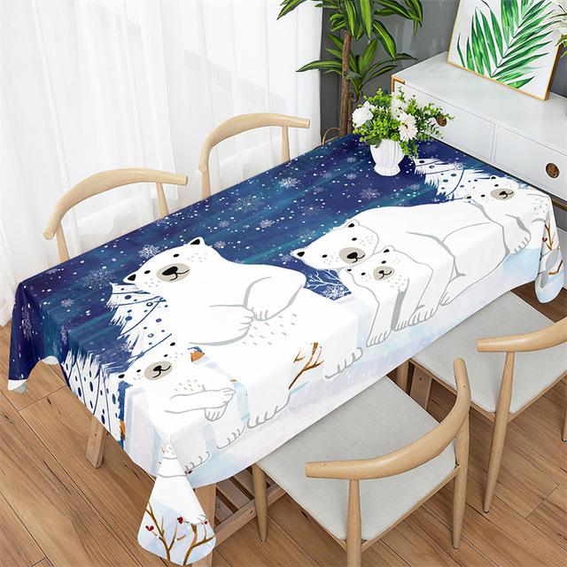Скатерть с узором «Мир океана», модная минималистичная скатерть для дома и офиса, квадратная скатерть, противообрастающая туалетная скатерть