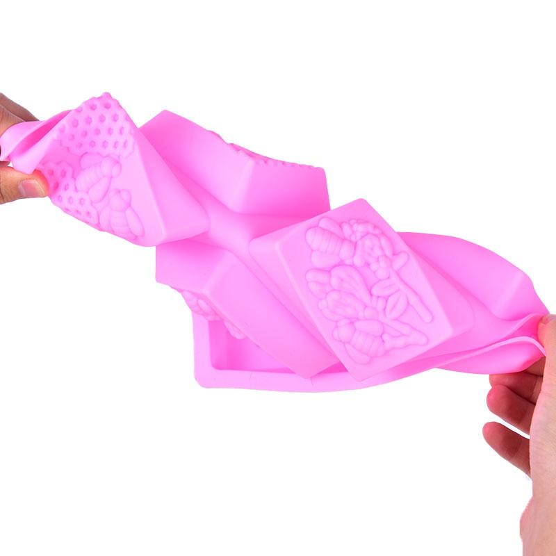 1 шт. Медоносная пчела силиконовая форма для мыла своими руками 3D мыло форма