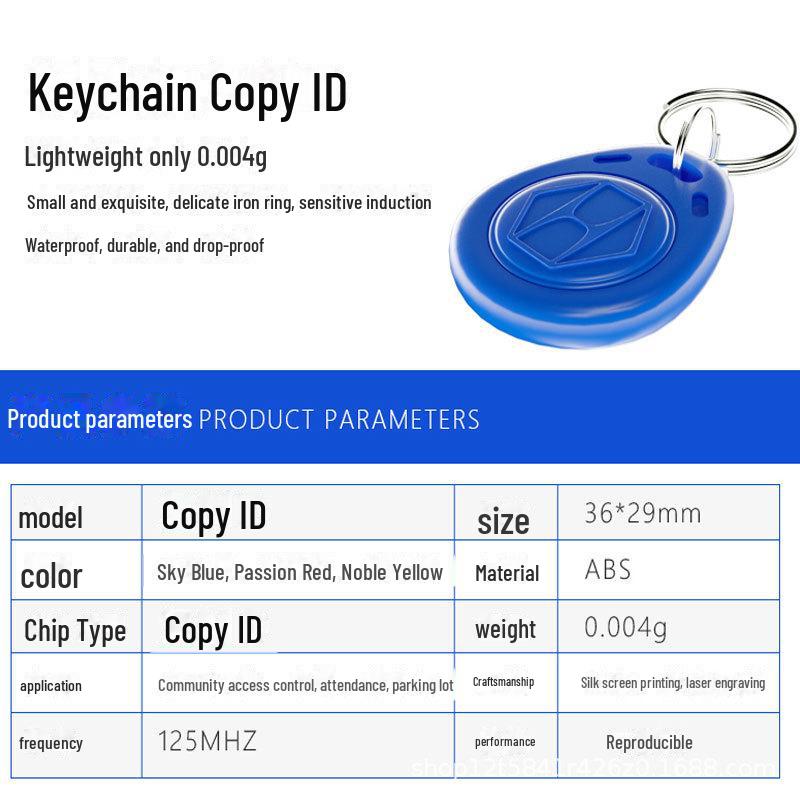 Брелок-карта доступа для сообщества, собственности, лифта, парковки и контроля посещаемости