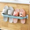 Bathroom Towel Rack Kitchen Rag Rack Storage Rack Bathroom Rabbit Punched Towel Rod Rack Colorful Plastic Shoe Rack