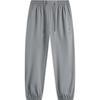 Мужские спортивные брюки Li Ning Wade Series Letter Mid Waist Drawstring Breathable Cuffs Knitted Tight Gray AYKU581-2