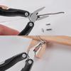 Portable Pocket Multitool Pliers Knife Screwdriver Hand Tool for Outdoor Survival Camping Hunting and Hiking with Nylon Sheath