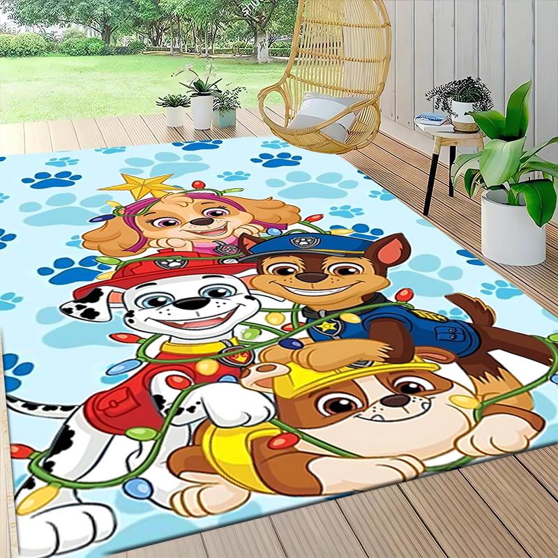 1Pc Paw Patrol Adventure Carpet Rug Soft Washable Antislip Home Living Room Sofa Mats Personalized Christmas Rug