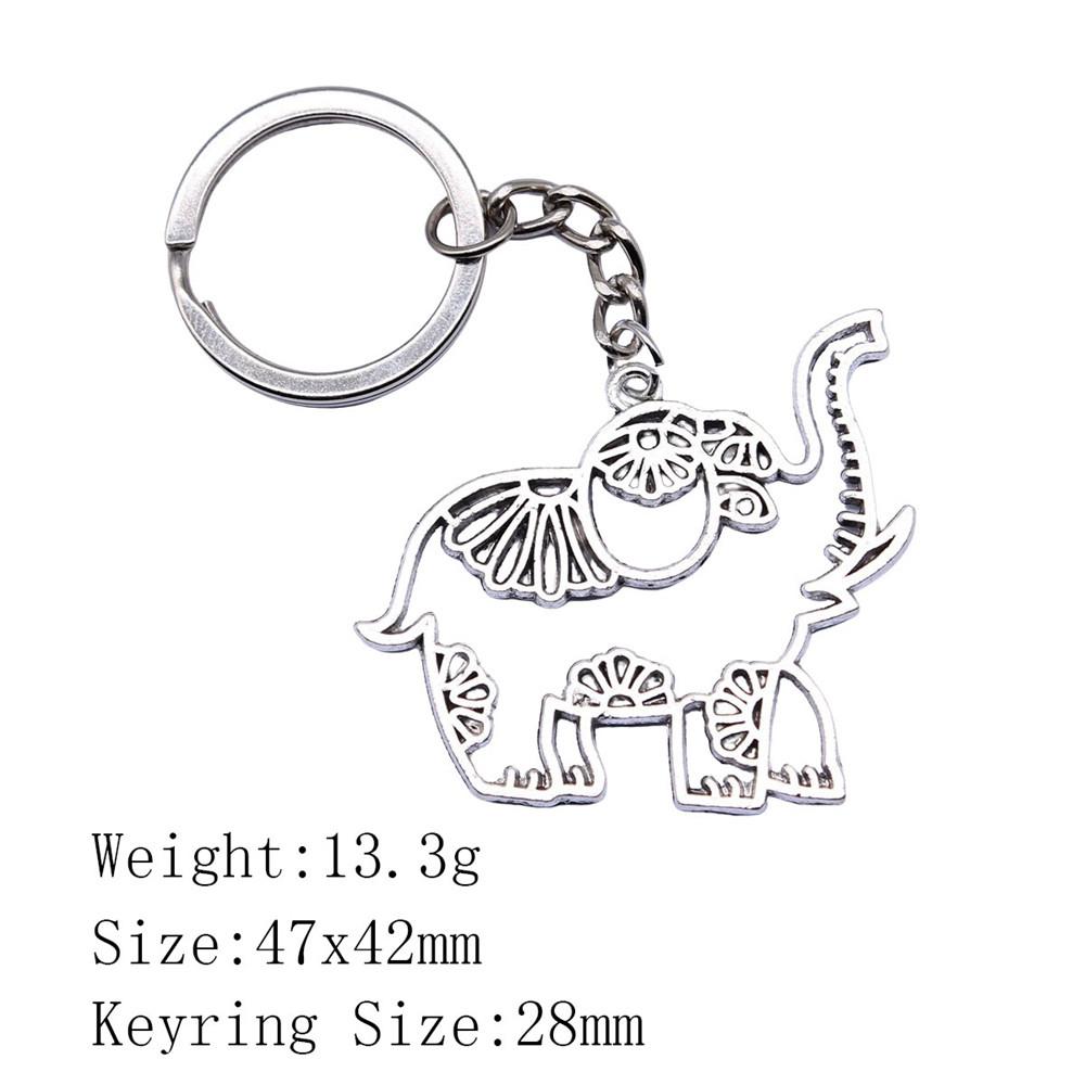 Wedding Anniversary Men Keychain Elephant Key Ring Women's Clothing Chains For Boys