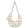 New LiNing Nylon Shoulder Bag, Crossbody Bag Regular Unisex Cream White ABDV367-2