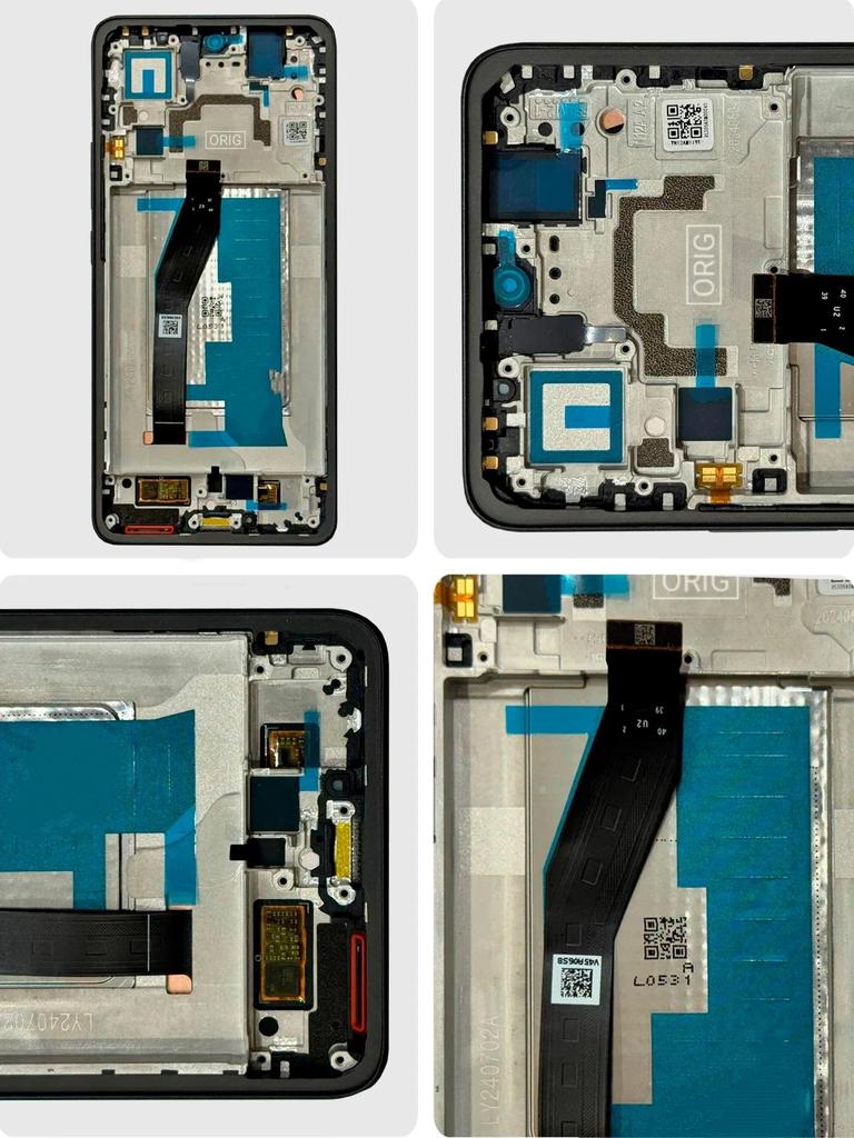 Совместим с оригинальным дисплеем Xiaomi 14T с черными рамками (MZB0HU6RU)