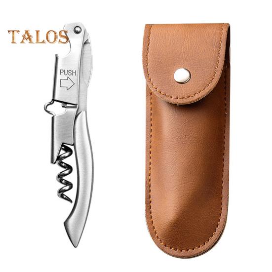 Открывалка для красного вина, экономичный инструмент для удаления винных пробок, штопор из нержавеющей стали с деревянной ручкой для кухонного бара