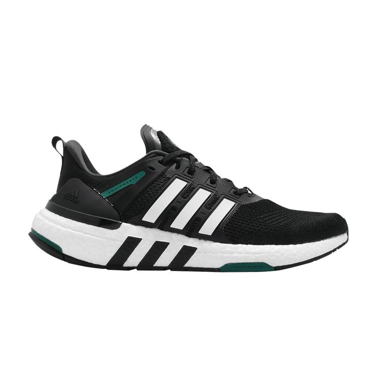 Adidas Кроссовки унисекс Equipment Plus Black White Green Green H02759