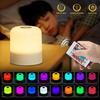 Touch & Remote Control 13 Color LED Table Lamp Dimmable Rechargeable Bedside Night Light for Room Decoration Bedroom Lighting
