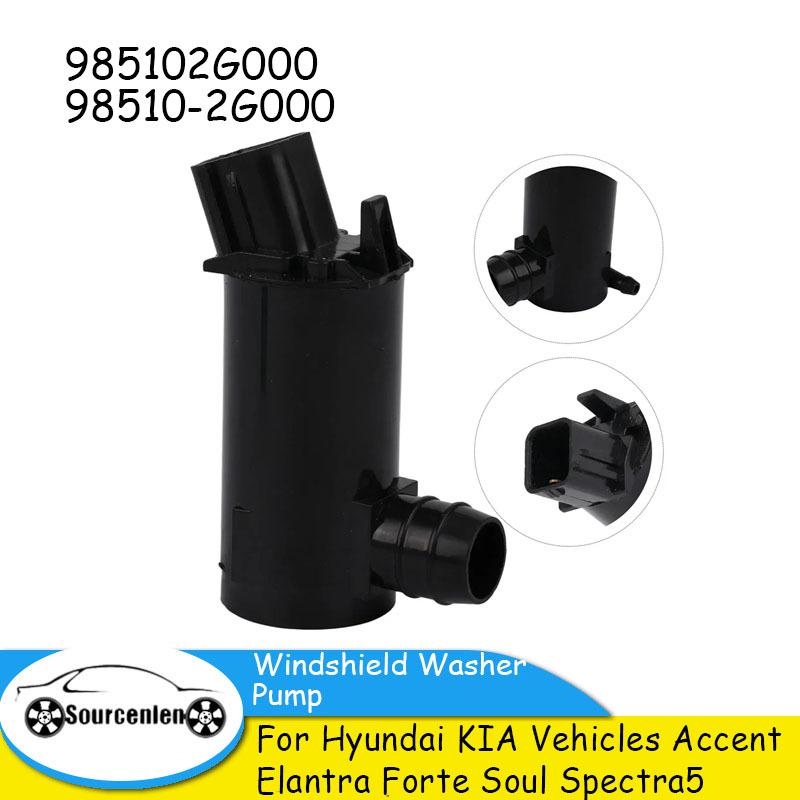 Windshield Washer Pump for Hyundai KIA Vehicles for Accent Elantra Forte Soul Spectra5 OEM 985102G000 98510-2G000