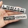 3d Aluminium Special Edition Logo Limited Edition Emblem Sticker Car Interior Exterior Decoration Decal Motorcycle Accessories