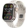 Силиконовый ремешок для Apple Watch 1/2/3/4/5/6/7/8/9/10/11/SE Ultra 1/2/3 42/44/45/46/49 мм, Бежевый