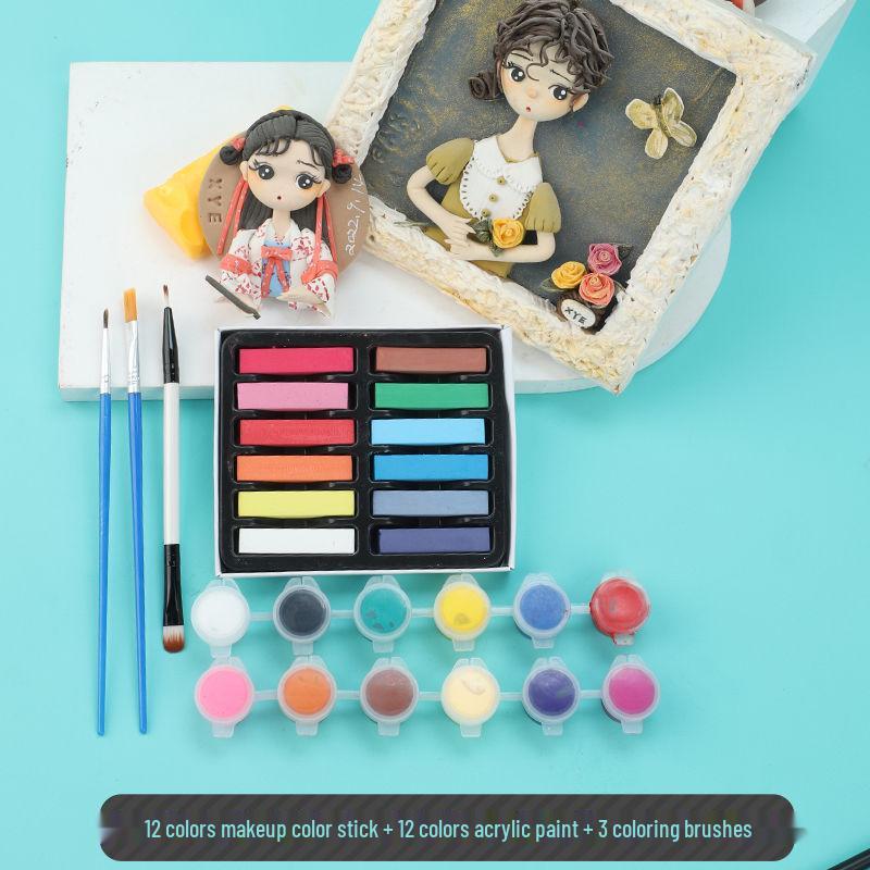 BJD Специальный глиняный порошковый цветной пигмент для росписи кукол