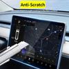9H Matte Tempered Glass Screen Protector For Tesla Model 3 Y 2023 2022 2021 Center Control Navigation Film Car Modify Accessory