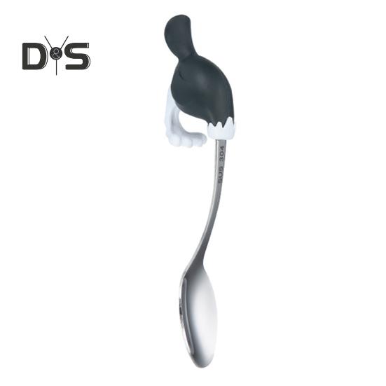 2 шт. ложки для смешивания с яркой отделкой, удобная ручка, прочные ложки для перемешивания кофе, чая из нержавеющей стали