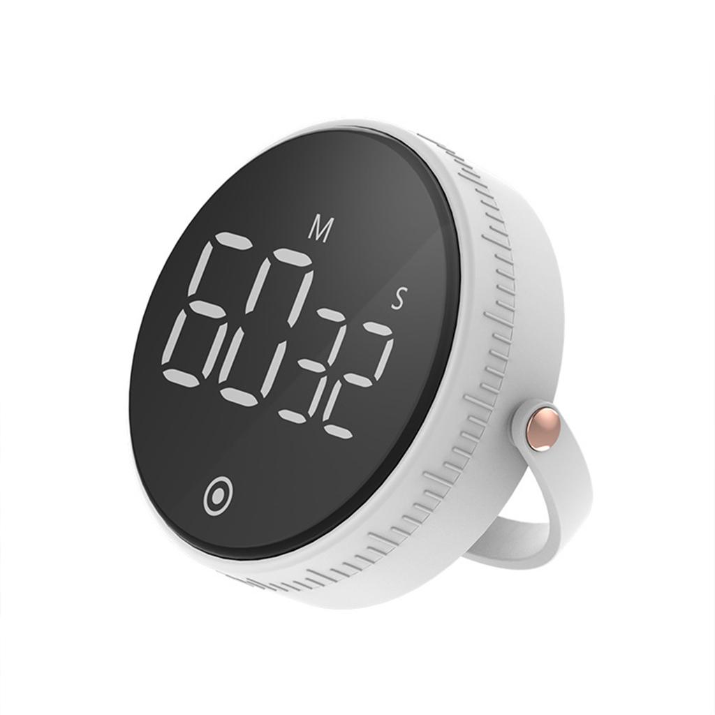 Kitchen Digital Timer With Large Led Display Adjustable Memory Function Silent Magnetic Countdown Clock