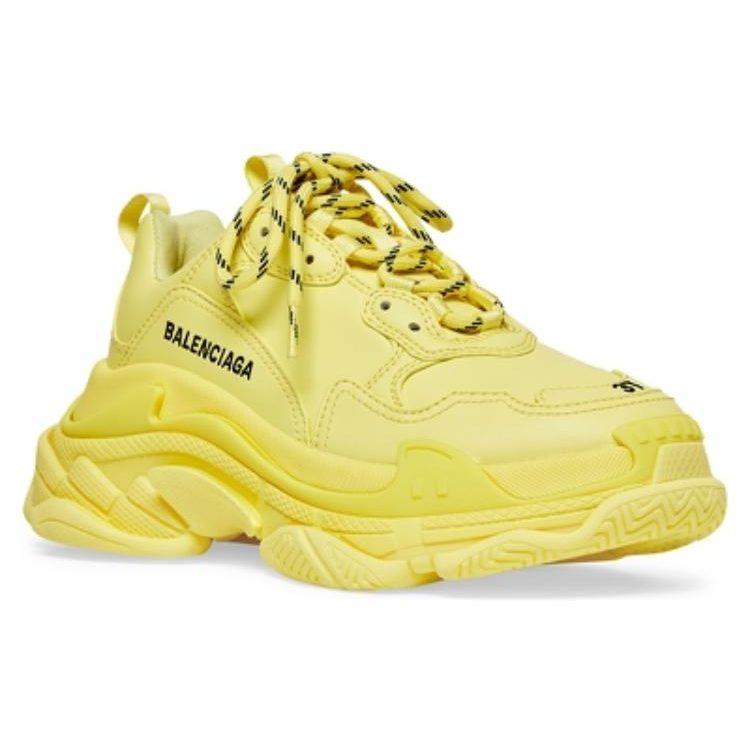 Balenciaga Женские кроссовки Triple S 'Светло-желтые' 524039W2FA57000