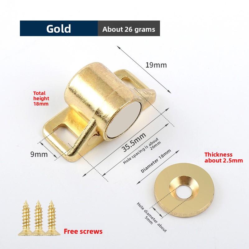 Магнитные защелки для дверей шкафов Ультратонкий доводчик для шкафов Дверной стопор Мебельная фурнитура Аксессуары