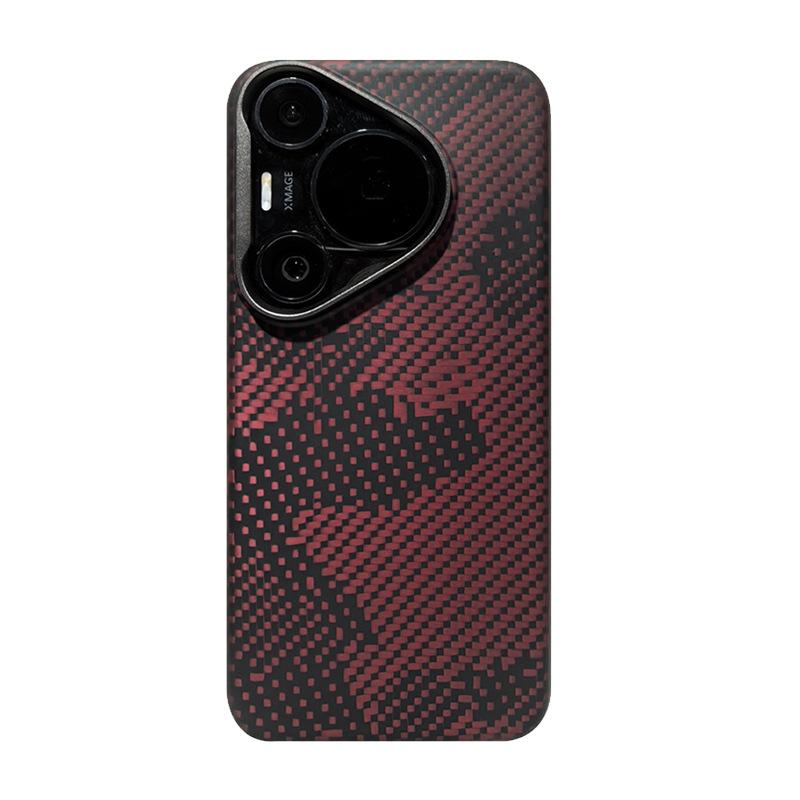 Применимо к чехлу для мобильного телефона Huawei Pura 70Pro Керамический P70Ultra арамидное волокно бизнес-ультратонкий противоударный чехол