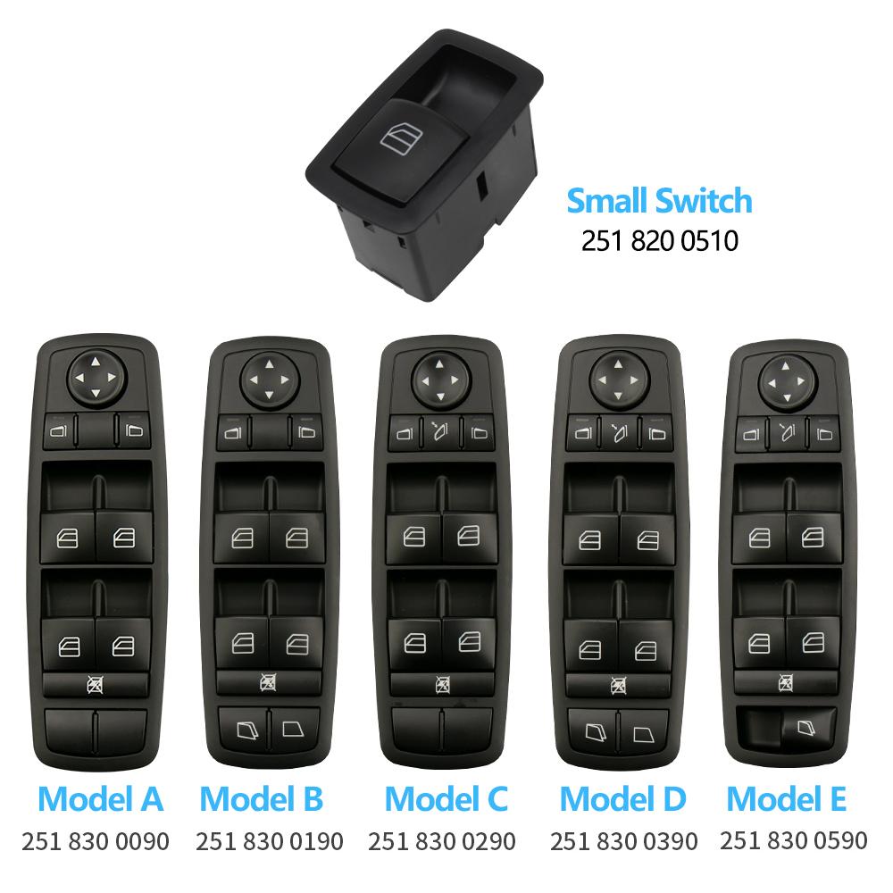 Переключатель управления подъемом окна автомобиля для Mercedes Benz ML GL R Class W164 W251