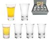 БА БОН АППЕТИТ Набор рюмок (4 x 35 мл и 2 x 70 мл) - Идеально для коктейлей, виски и охлажденных напитков. Коробка с толстым дном и высокого качества.