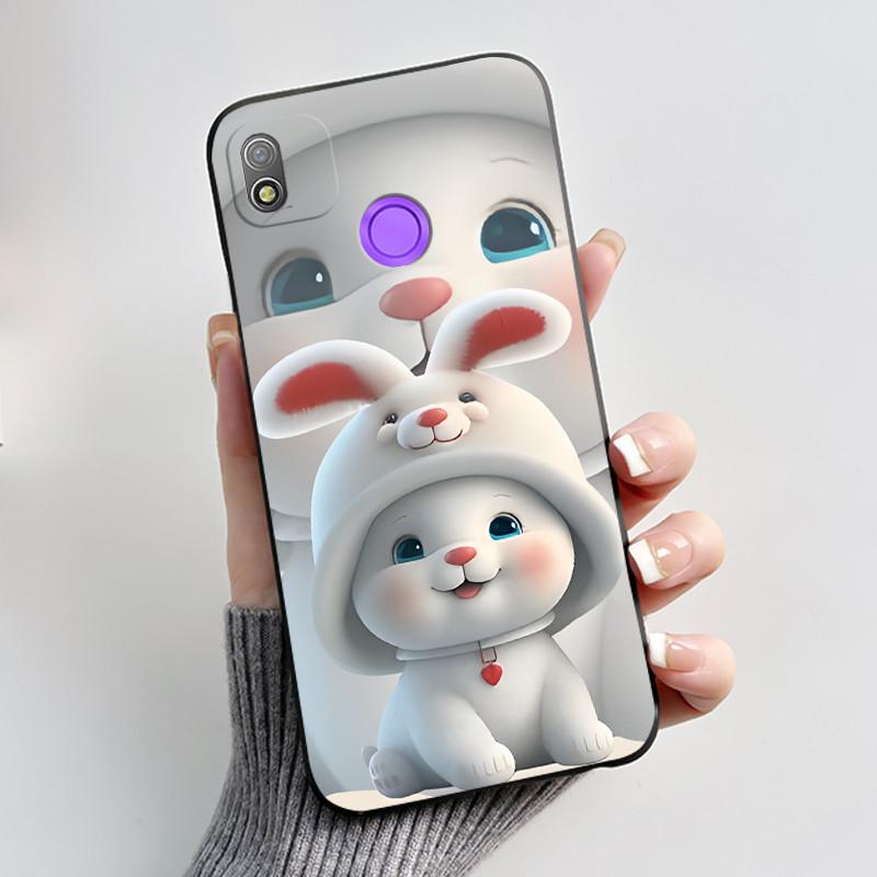 Чехол для Tecno Pop 4 Силиконовый Забавный Роскошный Милый Мультяшный Кот Кролик Крутые Девочки Мальчики Задняя Крышка Для Tecno Pop4 Чехол для Телефона BC2c