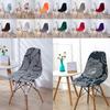 1pc Home Hotel Removable Seat Cover Armless Shell Chair Cover For Shell Chair Banquet Slipcover