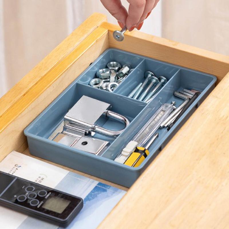 Органайзер для ящиков стола, штабелируемый многосекционный настольный контейнер-разделитель для хранения