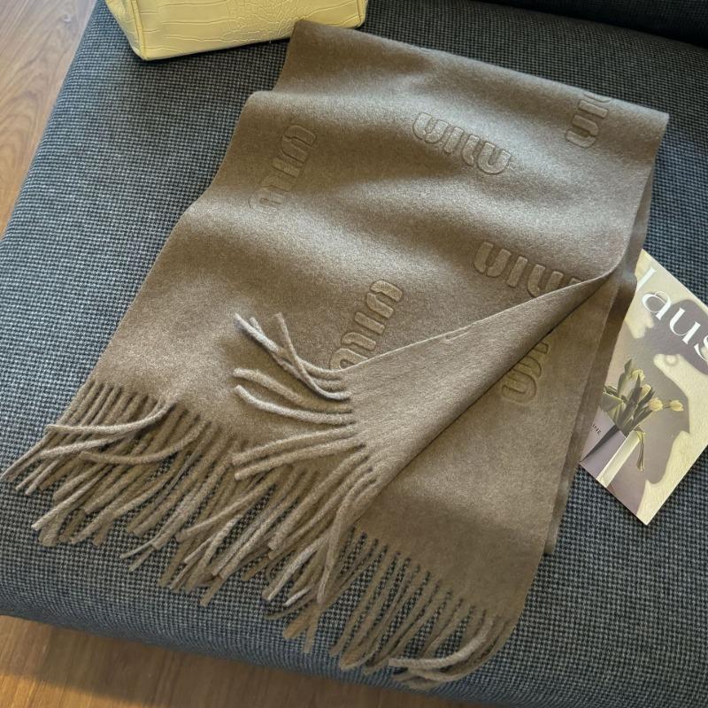 High Quality Scarf Women Autumn Winter Solid Color Simple Classic Wool Blend Muffler Female New Type Versatile Warm Shawl