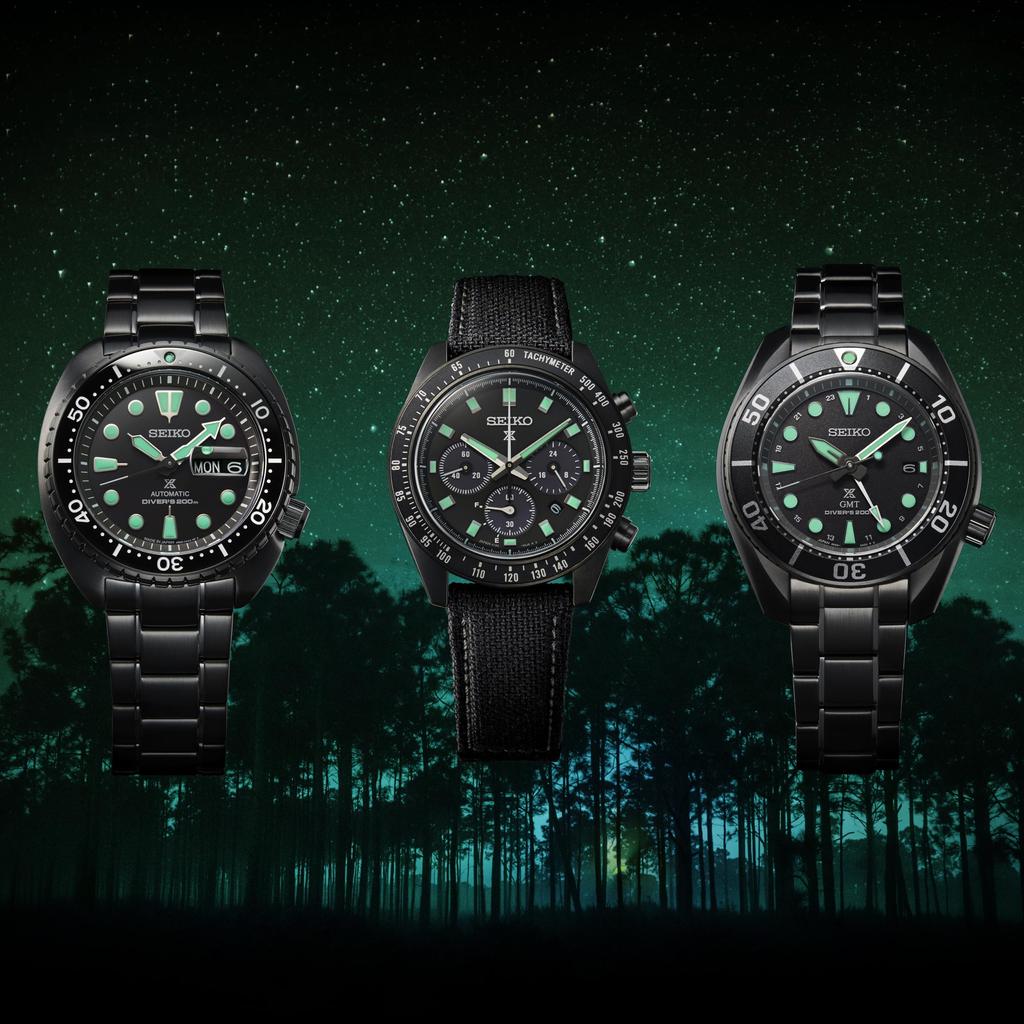 Watch Prospex The Black Series Diver Scuba SBPK007 Black [Seiko Watch] Men's