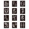 Mehndi Stickers Henna Tattoo Template Fake Tattoo Decals Body Art Sticker  Men/Women