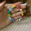 Glazed Beaded Bracelet Cartoon Cute Fashion Bracelet Niche Versatile Personality Temperament Jewelry Women