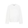LESS 2025 Spring Cotton Round Neck Pullover Sweatshirt