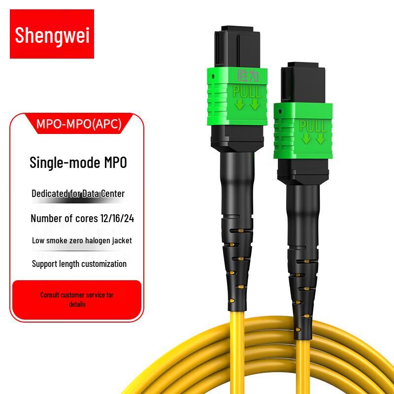 Shengwei 400G/800G Data Center MPO Single Mode Fiber Patch Cable