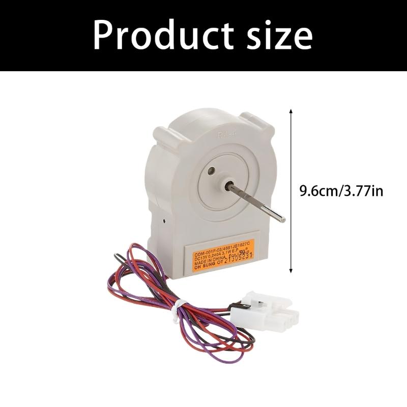 12V 2.5W D4612AAA21 Refrigerator Fan Motor Assembly For B20CS80SNB/01 B20CS50SNB/01 B20CS51SNI/01 Replacement Housing