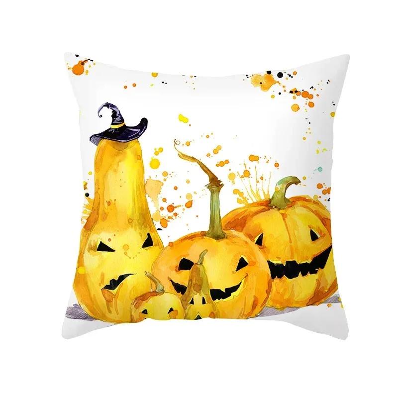 Taie d'Oreiller Theme Halloween, Voiture Fantôme, Horreur, Бюро, Салон, Канапе