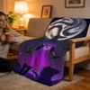 Throw High-Density Short Plush Blanket For Sofa Nap Air-Conditioned Room Soft Skin-Friendly Scissor Seven