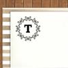 Printtoo Alphabet T Monogram Octagon Celtic Swirl Frame Self Inking Rubber Stamp Office