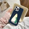 Милый Чехол для Телефона J-Jog-uman-s Динозавры Для iPhone 17 16 15 14 13 12 11 Pro Max Plus Чехол с Водной Рябью Аврора