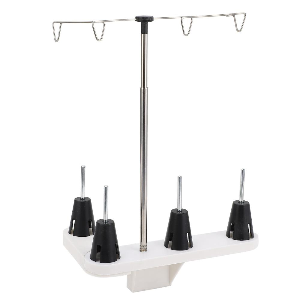 Металлическая катушкодержатель Пластиковая подставка для швейной машины Швейный аксессуар Держатель для ниток Машинная вышивка