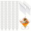 Ценный пакет, 50 шт., одноразовые бокалы для шампанского с короткой ножкой, ресторанные принадлежности