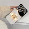Простой Чехол-Корона в Роскошном Стиле для funda iphone для iphone 17 pro max чехол стекло для iPhone 17 16 15 14 13pm Pro Plus