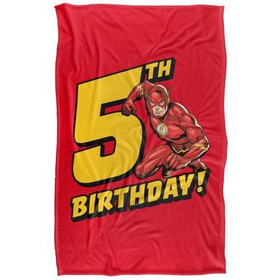 Flash Soft Touch 5th Birthday Blanket