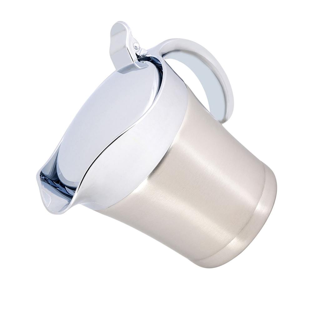 304 Stainless Steel Thermal Insulated Double Wall Sauce Gravy Boat Pot Serving Jug