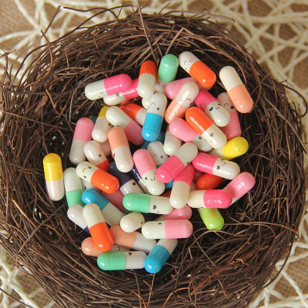 Capsules Letters Message Bottle with 100 Capsules DIY Letter Message Love Letter Capsules Note Bottle Couples Anniversary Birthday Gift