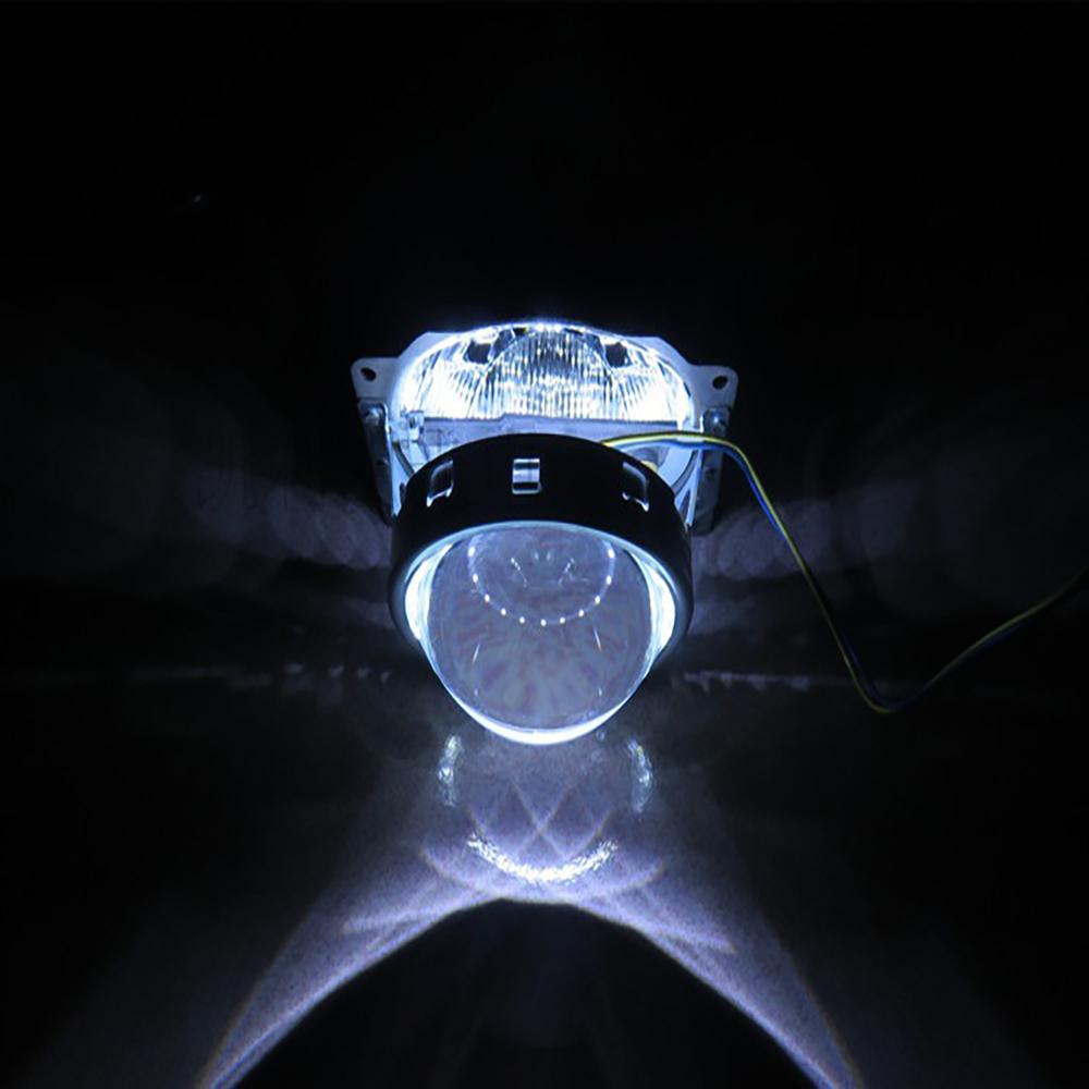 2 шт. DIY Devil Eyes светодиодный комплект колец Halo HID проектор автомобильные фары 360 градусов Demon Eyes светодиодные фонари модифицированные линзы Q5 Hela