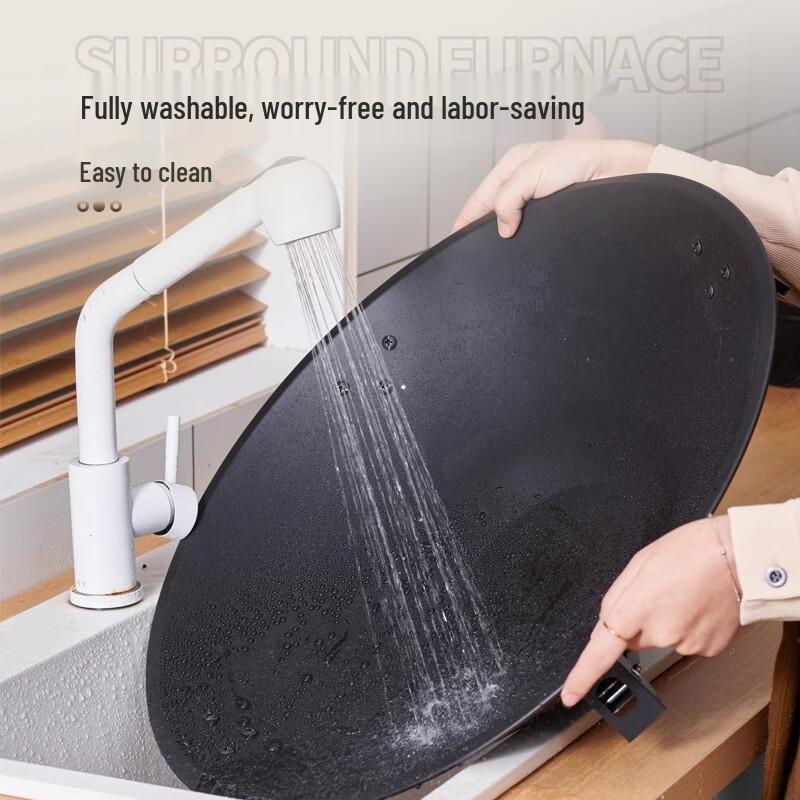 Outdoor Fire Pit & BBQ Grill Table