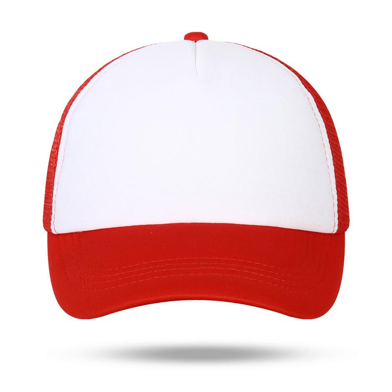 280gsm Adult Outdoor Unisex Blank Plain Sponge Net Cap Trucker Hats Custom Hats Promotional Trucker Hats